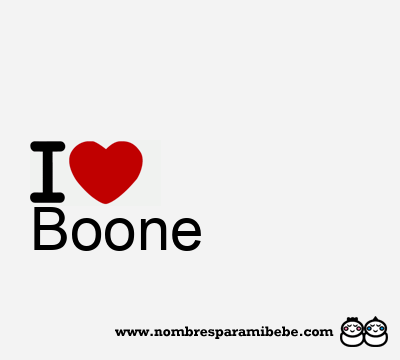 I Love Boone